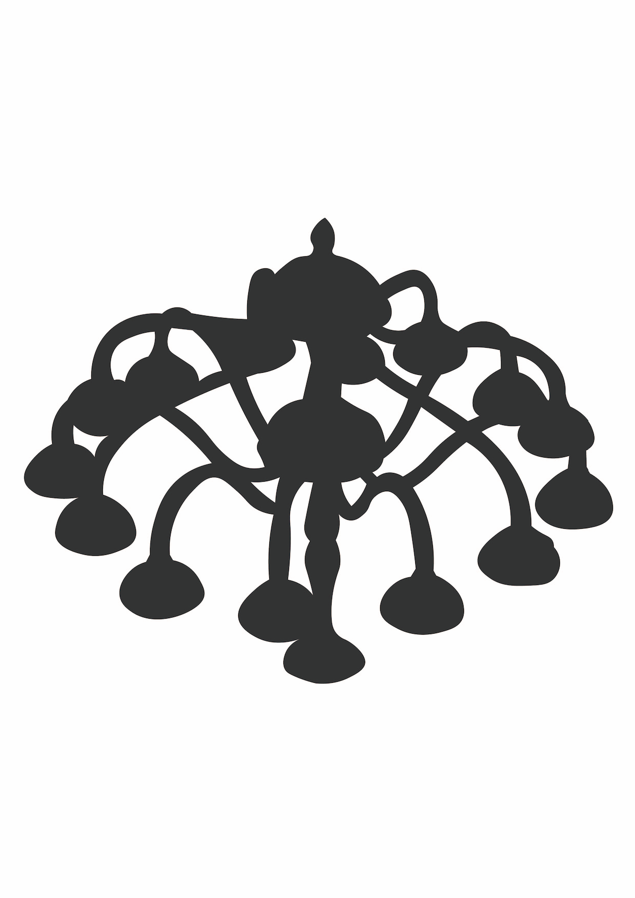 A statue with wings attached / 빛과 중력